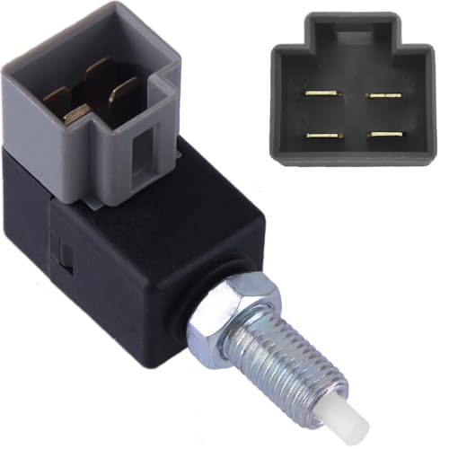 Broaug Brake Light Switch 4 Pin 93810-3K000 – Compatible with Hyundai Accent, Elantra, Santa Fe, i10/i20/i30/i40/ix20, Kia Picanto, Sorento, Sportage, Venga & More