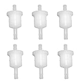 Begot 6 Pcs 68T-24251 Inline Fuel Filter Compatible with Yamaha 4-Stroke F4 F6 F8 F9.9 F15 Outboard