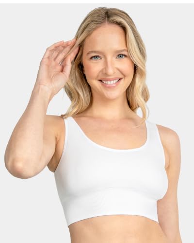 Image of Fruit of the Loom Women's 3-Pack Seamless Full-Coverage Back Smoothing Wireless Bra
