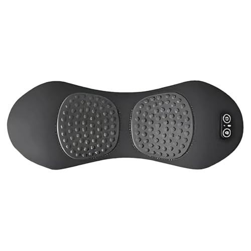 Masajeador De Cuello Y Espalda - Masajeador Lumbar Para Espalda Baja,Cojín de Soporte Lumbar con Función de Masaje para Descanso y Sueño de Personas de Todas las Edades