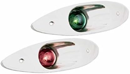 AMRS-400180-1 Sea Dog Stainless Steel Flush Mount Side Navigation Lights