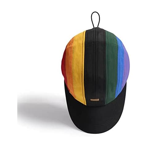 Mr.Zyin Classic Rainbow Gay Pride Baseball Cap Soft Cotton Adjustable Hat Amazing LGBTQ Accessories Stuff Cover