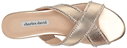 Charles David Women's Kenya Slide Sandal, Champange, 7.5 #TOP4
