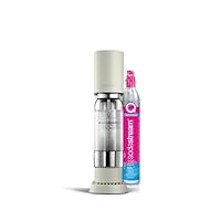 Sodastream - Enso Sand Sparkling Drink Maker, The harmony of form and function, Quick Connect CO2, Eco-Friendly Reusable Bottle, Stylish Kitchen Appliance