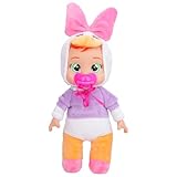 Cry Babies Disney 9' Plush Baby Doll Tiny Cuddles Inspired by Disney Daisy That Cry Real Tears for Kids Age 18 Months and Up