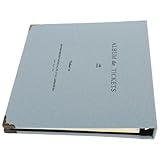 Álbum de entradas de cine: adopción de buen material de papel, este producto es duradero, práctico y de uso prolongado, organizador de entradas