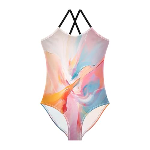 Painting Art Girls One-Piece Swimsuit Beach Bathing Suit