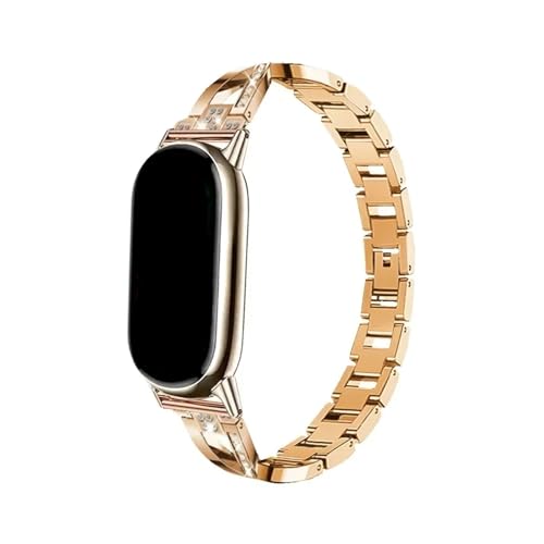 [LOKLNEYK] �X�e�����X�������n���h�����O�ɓK������Xiaomi�n���h�����O8 9(Rose Gold,For mi band 9)