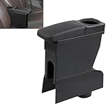 Zentrale Aufbewahrungsbox für Leapmotor T03 2023-2025, Auto Armlehne Box mit Verlängerbarem Armauflage, Getränkehalter & Staufach Zentrale Handschuh