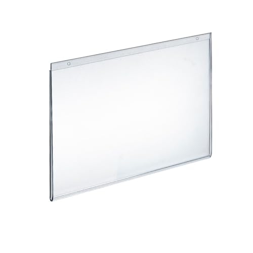 Azar Displays 162711 14-Inch Width by 11-Inch Height Wall U-Frame with Pre-Cut Hanging Holes, 10-Pack
