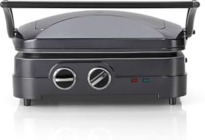 Cuisinart Grill and Griddle, Sandwich toaster, panini press, contact grill, electric griddle, Non-stick removable plates, dishwasher safe, Health grill, less oil, Midnight Grey