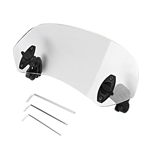 parabrisas moto,Clip Ajustable Universal Para Motocicleta En Parabrisas Deflector De Viento Accesorios Para Parabrisas Aptos Para Yam_a_ha/H_on_da/Su_zu_ki Y Otras Motocicletas