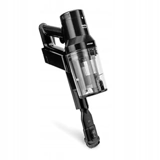 Huslog Aspirapolvere Senza Fili 160W/11000Pa, Scopa Elettrica Ricaricabile con Tubo Flessibile, Autonomia 45 Minuti, Filtro HEPA, Spazzola Elettrica, Supporto a Parete, per Pavimenti Durie Tappeti