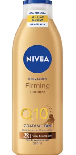 Nivea Nivea Q10 Firming + Bronzing Gradual Tan Body Lotion Fair To Medium250 ml, 250ml – Image 2