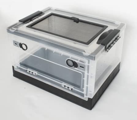 NomoyPet Reptile Foldable Breeding Box for Turtles & Reptiles Black NX-30 (Size- 39.5 * 29.5 * 24cm) (B0BXB7W3L4) Amazon Price History, Amazon Price Tracker