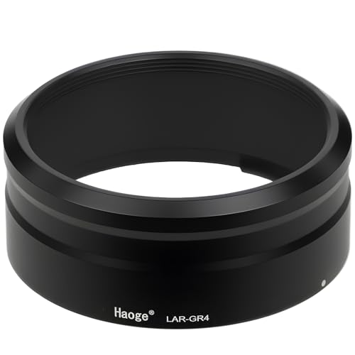 Bague d'adaptation 49mm Haoge en aluminium pour Ricoh GR IV