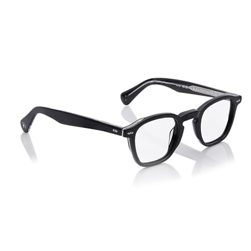 Image of Shisen Fox Niko 2.0 Square Acetate Spectacles Frames for Men & Women with Demo Lenses | Classic Full Rim Eye Frames for Men & Women | Stylish & Durable Specs Frame for Man & Woman