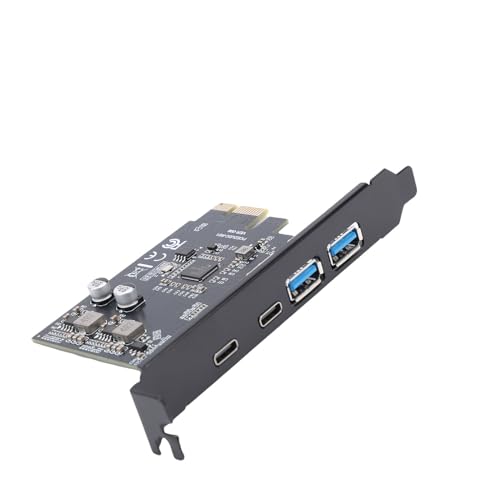 Tarjeta de expansión PCI-E 1X rápida con cuatro puertos USB 3.2 reversibles C y A sin latencia