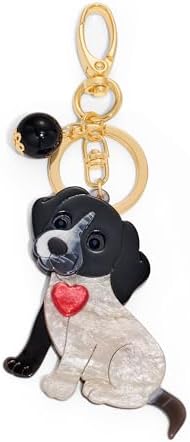 Acrylic Animal Keychains for Women, Lightweight Keyrings for Purse Charms, Backpack Accessories or Gift