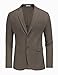 COOFANDY Mens Casual Blazer Two-Button Blazer Jackets Fashion Herringbone Sport Jacket, Dark Gray, XL
