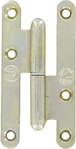 Jardinier Massard - Paumelle ou charniere Acier Chromate Bout Rond-paumelle Acier Chromate Bout Rond - Dim mm.140 x 55 - Sens.D -, Inconnu