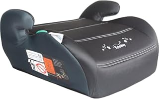 Tataway con grafiche stelline nere Seggiolino Alzatina Auto Bimbi i-Size ECE R129. Rialzo Auto per Bambini 6-12 Anni, 125-150cm, 22-36Kg