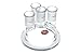 Wilmad-LabGlass LG-8087-104 4-Neck Flat Flange Reaction Vessel Cover, Standard Taper 29/42 Center - 29/42 Side Neck