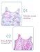 Tstiti Gymnastics Leotards for Girls 2 Pack Sparkly Kids Biketards Dance Unitards Matching Hair Scrunchies Mermaid Spots 4-5 T