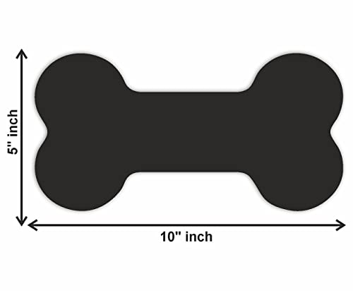 Image of CVANU Laser Cut MDF Wooden Funny Dog Sign Plaque Bone Design A Spoiled Border Collie Lives Here Animal Love Sign Board, Name Plate for Dog House, Size(10x5) inch
