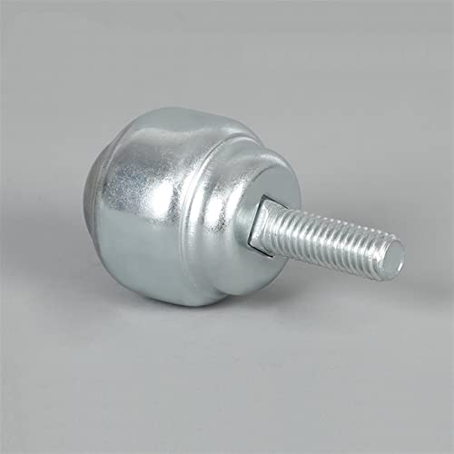Rueda de bola CY-12D de acero inoxidable de alta carga con transferencia flexible, 2 uds 4