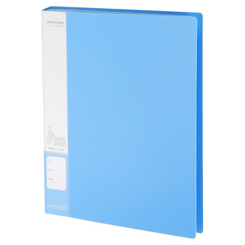 Porte-documents A4 bleu pour l'organisation de photos de famille