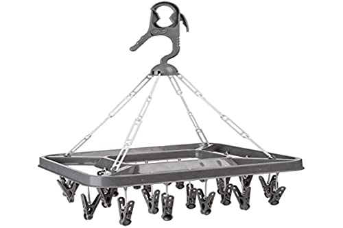 Preisvergleich Produktbild JJA 117273 Wäschehänger, rechteckig, mit 24 Wäscheklammern