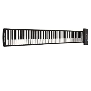 88 Touches Peuvent Rouler Le Piano, Avec Fonction Bluetooth Midi, 128 Types de Sons et Rythmes, Avec Tube Numérique Led, Prise en Charge de La Sortie Midi, Peut Être Connecté à Un Ordinateur(UE) - Les Beatles, Paul McCartney, John Lennon, RIngo Starr, George Harrison