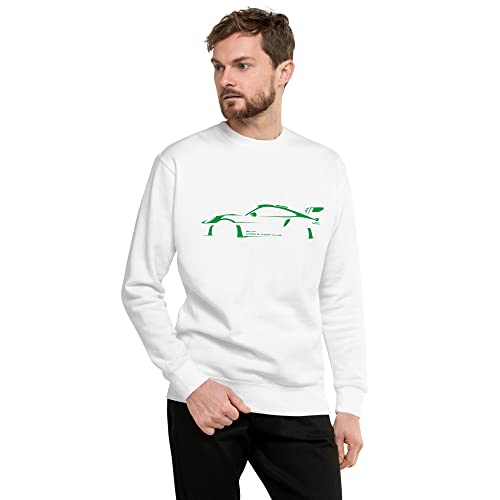 992 Silhouette Sudadera Unisex au Style Automobile Chic