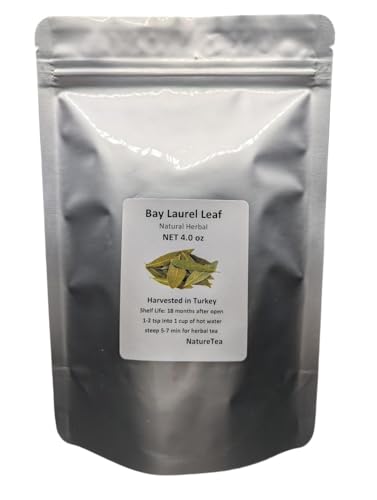 Bay Laurel Leaf - Laurus nobilis Loose Leaf C/S from Nature Tea (1 oz)