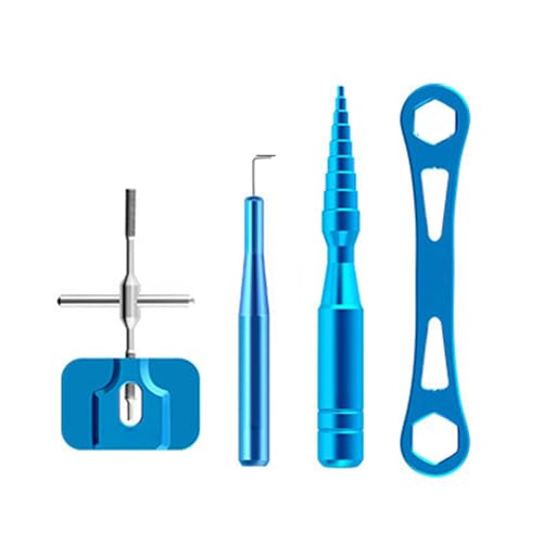 HUANGTNG Wheel Remover Tool Reel Repair Tool Set Reel Bearing Pin Remover Ball Bearing Maintenance Disassembling Wrench