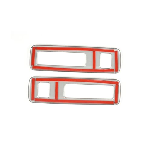 Moldura de luz interior delantera y trasera para Clase A W177 CLA C118 2019-2022 cromada 3
