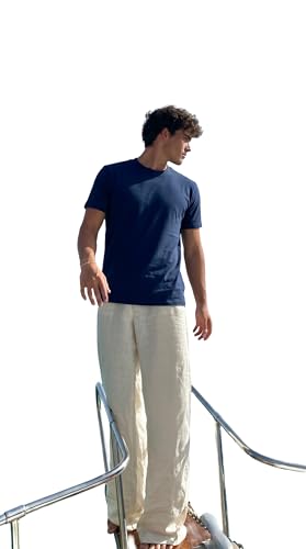 Image of Men's Solid Round Neck T-Shirt | Regular Fit Cotton Casual Tee | Half Sleeve | S to 3XL Sizes | Soft Breathable Everyday Wear for Daily Use, Gym, Summer & Casual Wear