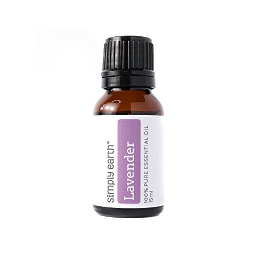 Simply Earth Lavender Essential Oil Promotes Hair Growth - Natural Quality Scented Oil 100% Therapeutic Grade for Aromatherapy, Less Wrinkle and Smooth Skin - Fragrance Oil for Home Diffuser 15 ml