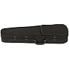 Acoustic Violin, Solid Wood Fiddle with Bow Case Rosin, Stringed Musical Instrument Violin for Beginner (1/4, Black)