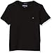 Tommy Hilfiger T Camiseta Básica de Manga Corta, Negro (Meteorite), Talla única (Talla del Fabricante: 80) para Niños