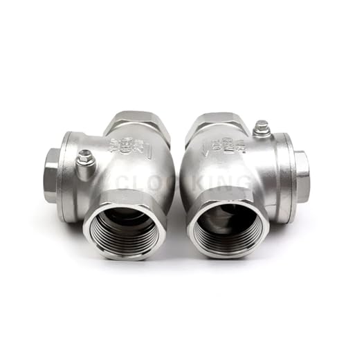 Válvula de retención para evitar reflujo en tuberías de acero inoxidable 3/8 5