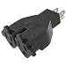 Conntek RL-30104 U.S. 3-Prong Heavy Duty Dual Outlet Adapter