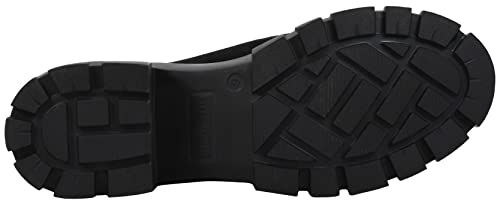 Steve Madden Women's Howler Ankle Boot, Black Suede, 6.5