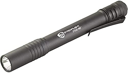Streamlight 66118 Stylus Pro 100-Lumen LED Pen Light with Holster, Black