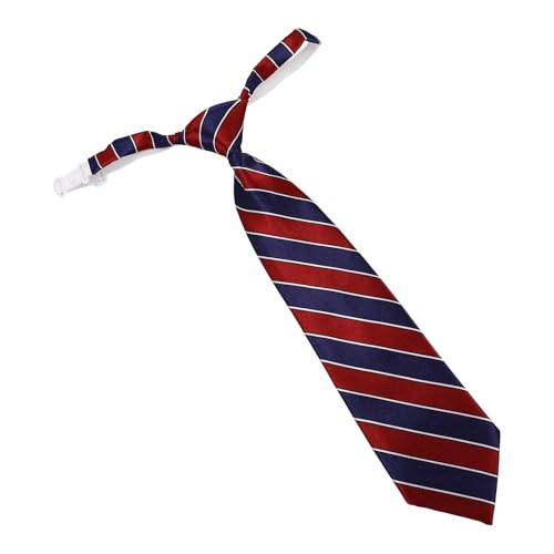 WATIIFUFU Accesorios De Corbata Para Estudiantes De Corbata Ajustable Para Niñas Para Fiestas Escolares Festivos Diseño De Rayas Blancas y Para Uniformes Escolares