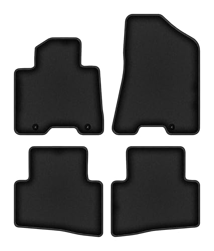 Tapis de sol Kia Sportage IV velours Durban noir épais protection haut de gamme habitacle