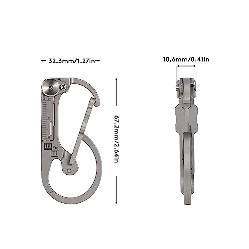 RovyVon U4 Pro+ Titanium Carabiner