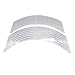 Motorradräder Felgenstreifen Aufkleber 17"18" 19" 16Strips Motorrad Auto Rad Reifen Aufkleber Reflektierendes Felgenband Motorrad Auto Aufkleber Für Kawa-saki (Farbe : Weiß)