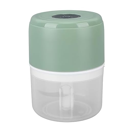 Electric Garlic Chopper, Time-Saving USB Charging Onion Chopper with Vegetable Pepper Mixing Cup (Green)